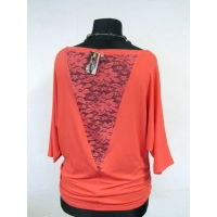 Tunika Adrienne - kimono z koronką na plecach